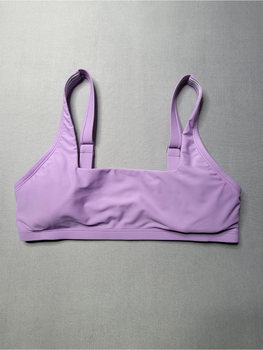 Speedo women square neck bikini top Lavender size M
